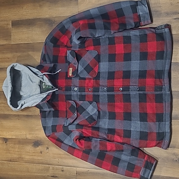 Stillwater Supply Company Hooded Fleece Jacket, Men's XXL - Picture 2 of 9